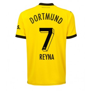 Maillot de foot Borussia Dortmund Giovanni Reyna #7 Domicile 2023-24 Manches Courte